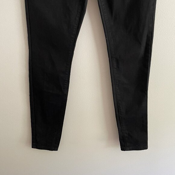 KanCan Women Size 5 Black Denim Stretch Alani Mid Rise Super Skinny Jeans - Picture 4 of 11